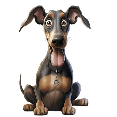 1PC Cartoon Pet Dog Wall Stickers Waterproof Vinyl Decals for Bedroom Living Room Animal Home Decoration DIY Wall Accessories