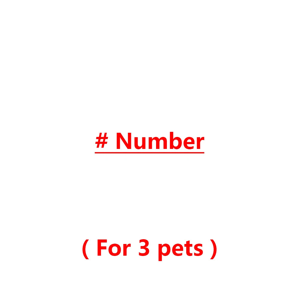 Custom 1/2/3 Pets Dogs Cats Portrait Posters Wall Pictures For Living Room Decor Home Decor Wall Art Canvas Painting Unframed