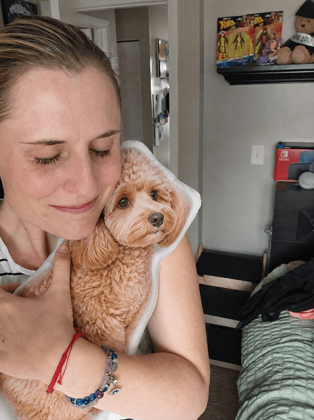Custom Pet Pillow from Photo, Personalized 3D Dog Cat Pillow β Pet Memorial Gift & Dorm Decor - Printoni