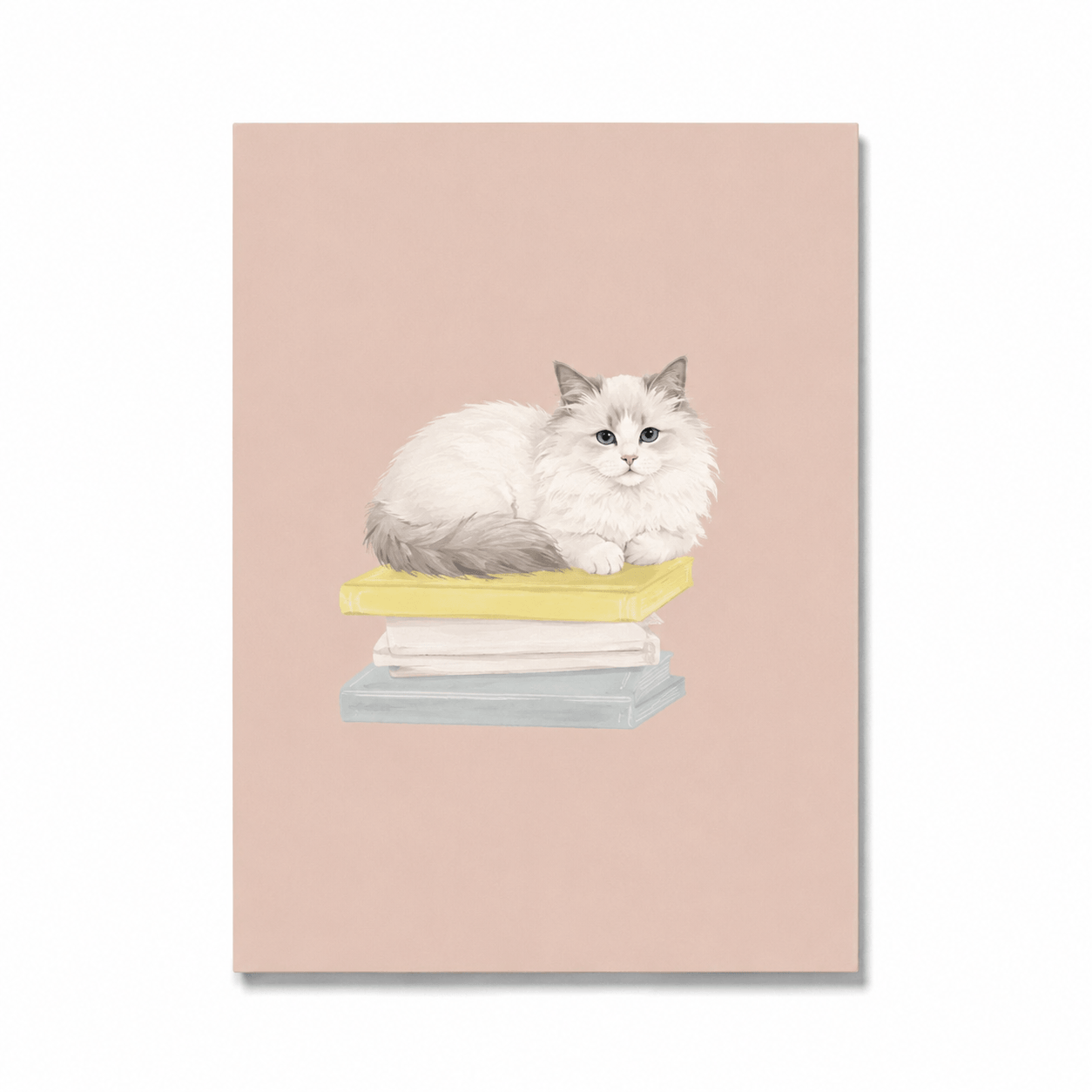 Cute Cartoon Cat Nursery Wall Art – Nordic Canvas Print Poster for Kids Room Home Decor
