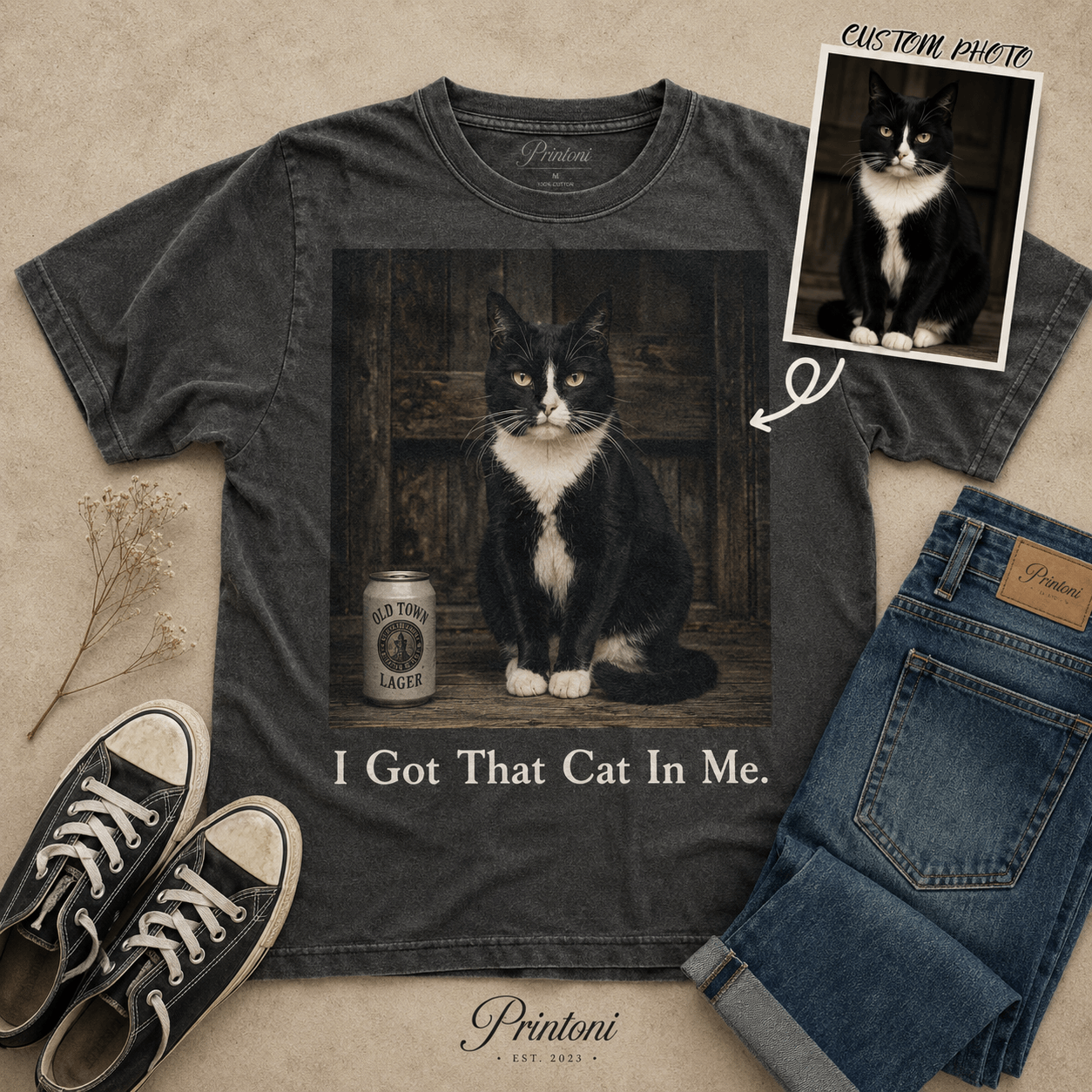 I Got That Dog In Me Shirt, Custom Dog Photo Tee from Photo, Personalized Funny Dog Lover Gift, Dog Mom Dad Shirt