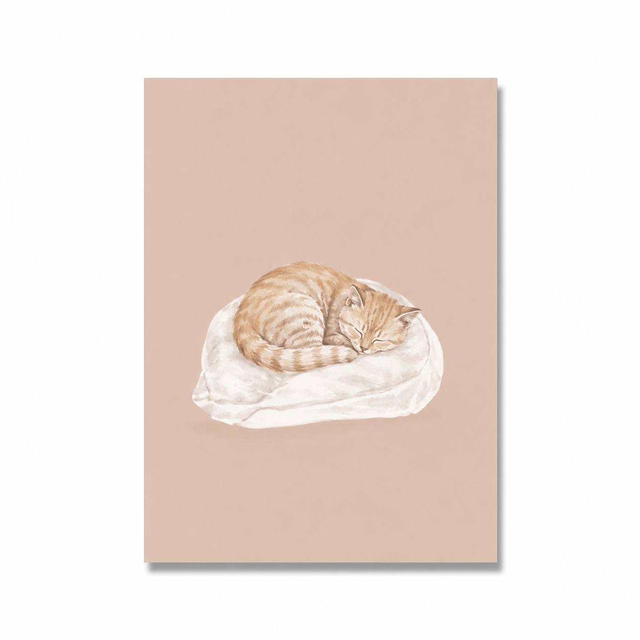 Cute Cartoon Cat Nursery Wall Art – Nordic Canvas Print Poster for Kids Room Home Decor