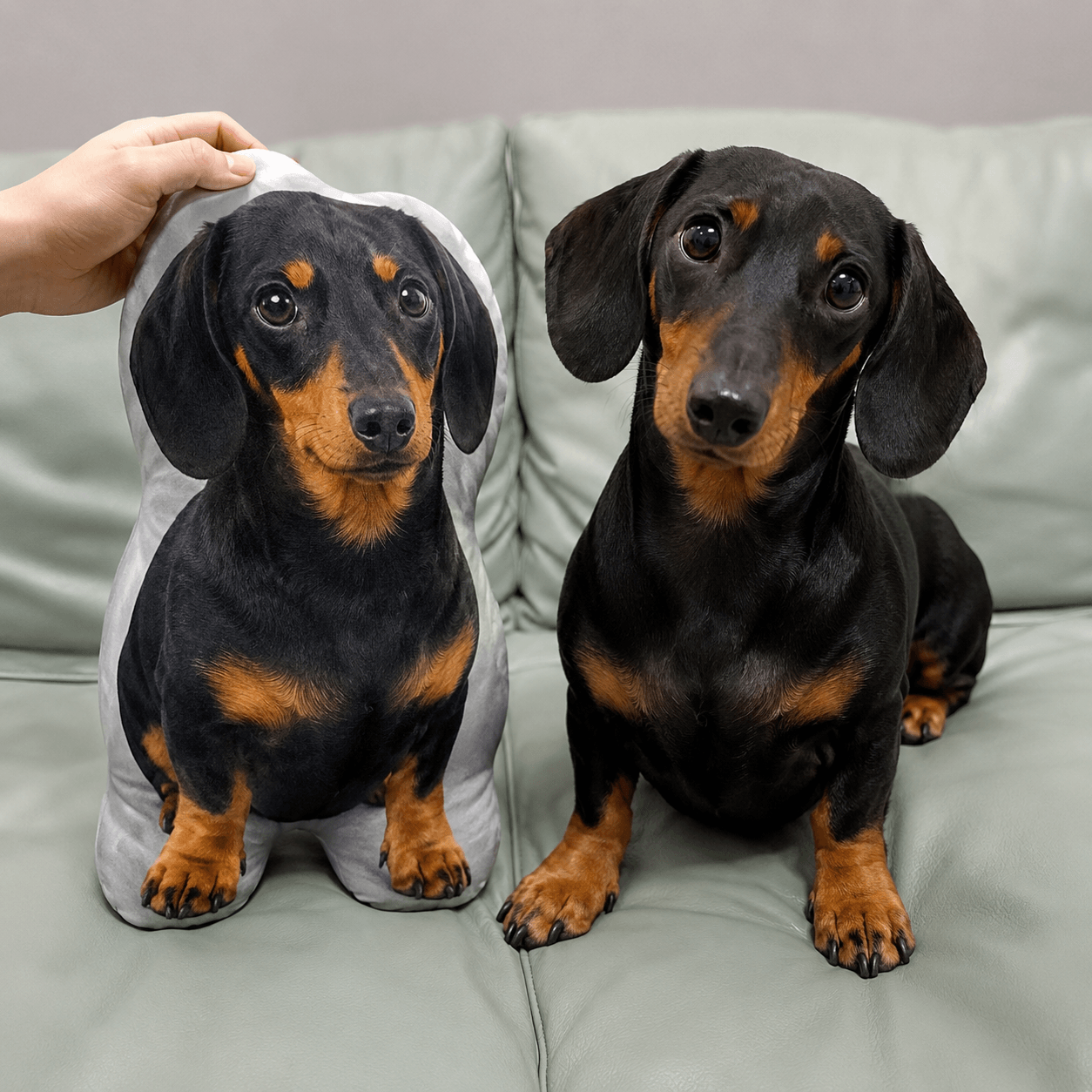 Custom Pet Pillow from Photo – Personalized 3D Dog Cat Shaped Pillow, Pet Lover Gift