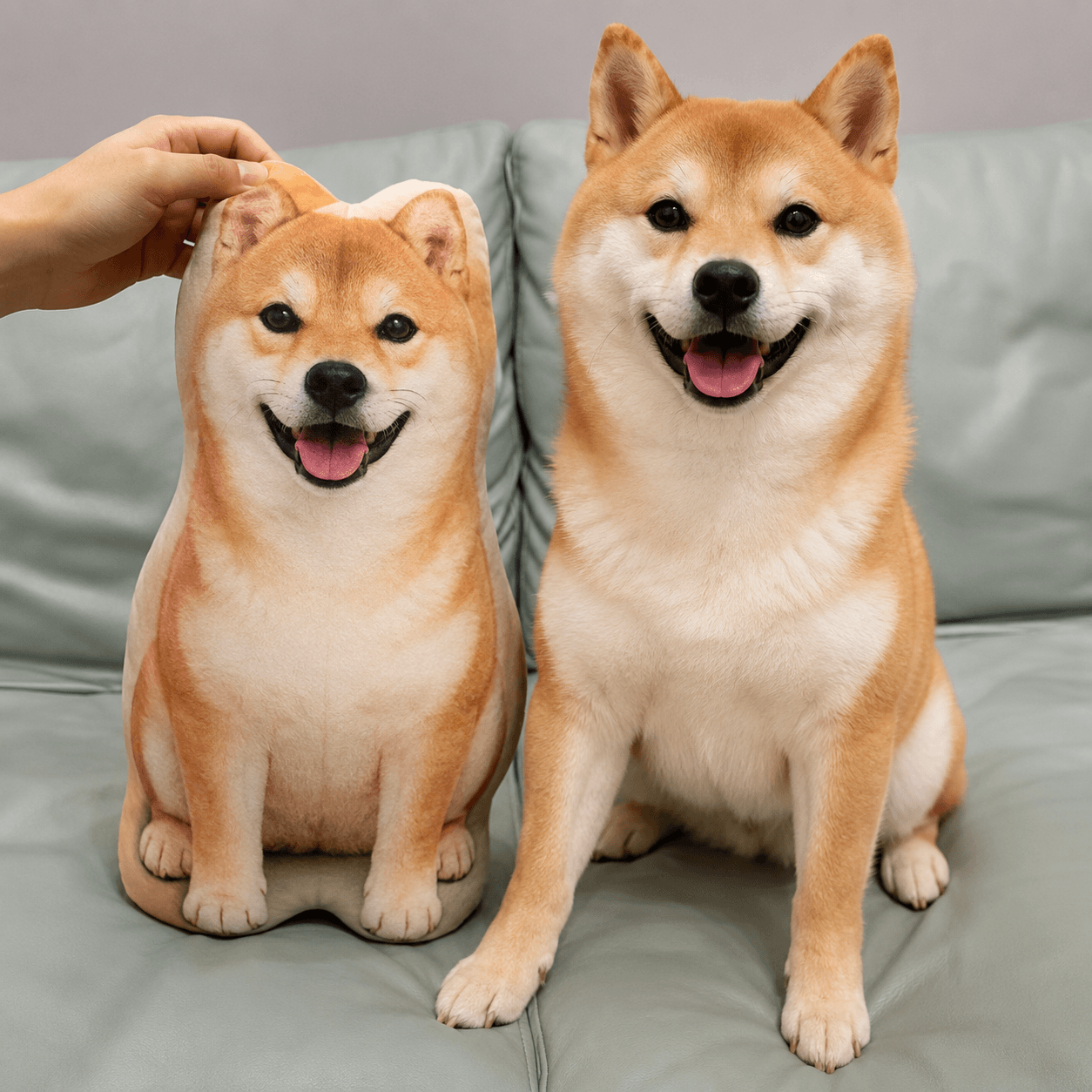 Custom Pet Pillow from Photo – Personalized 3D Dog Cat Shaped Pillow, Pet Lover Gift
