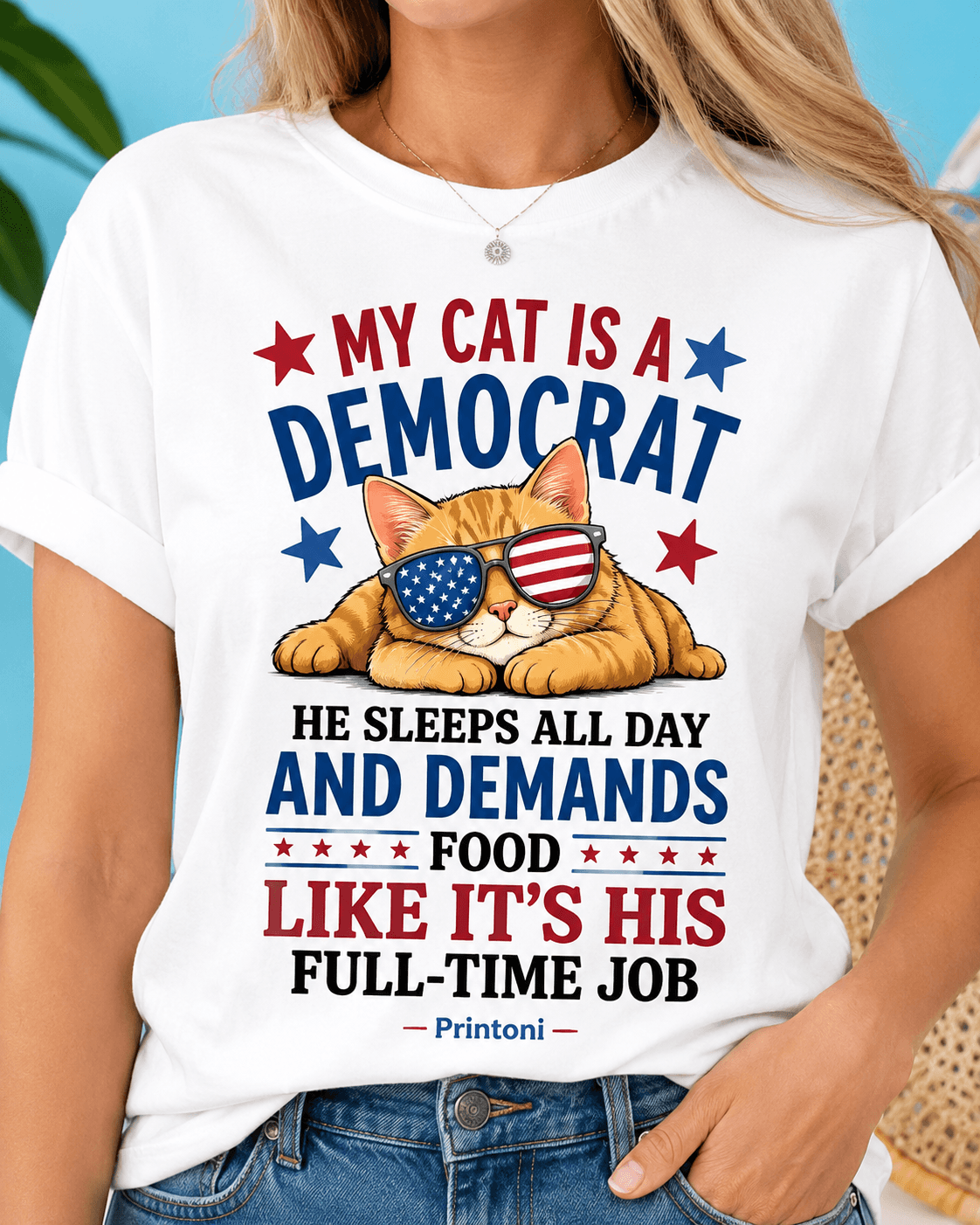 My Dog Is A Democrat Shirt, Funny Political Dog Tee, Dog Lover Gift, Dog Dad Shirt, Funny Dog Owner Gift