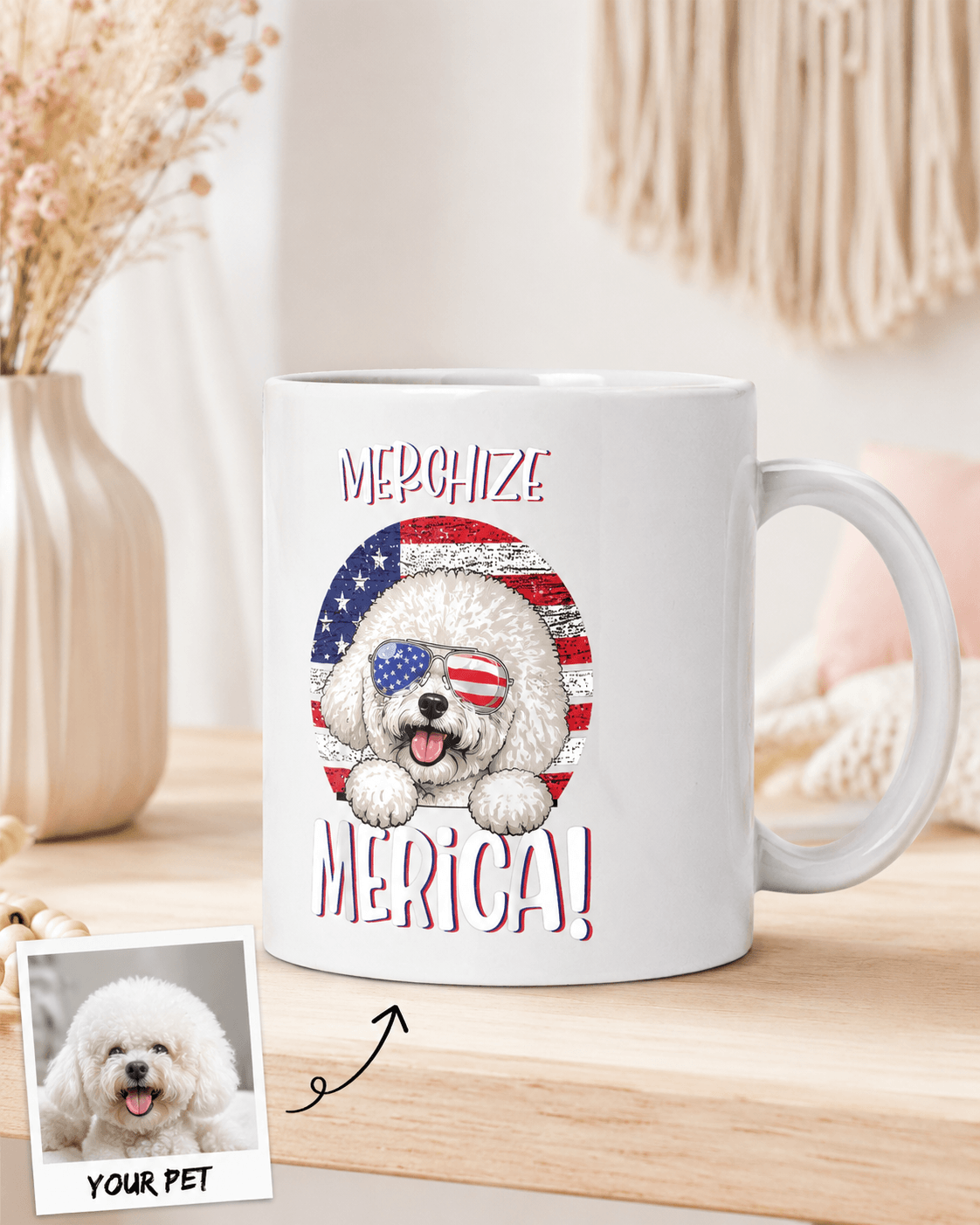 Custom Pet Mug from Photo – Personalized Pawsome Cat & Dog Gift