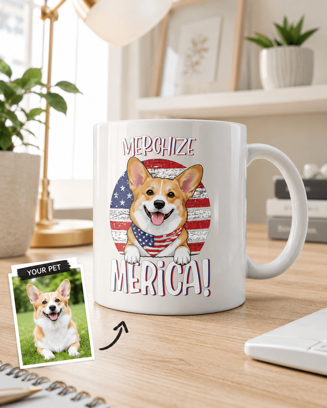 Custom Pet Mug from Photo – Personalized Pawsome Cat & Dog Gift