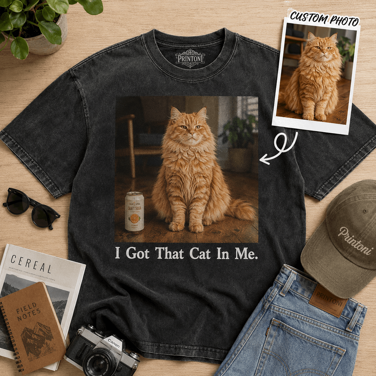 I Got That Dog In Me Shirt, Custom Dog Photo Tee from Photo, Personalized Funny Dog Lover Gift, Dog Mom Dad Shirt