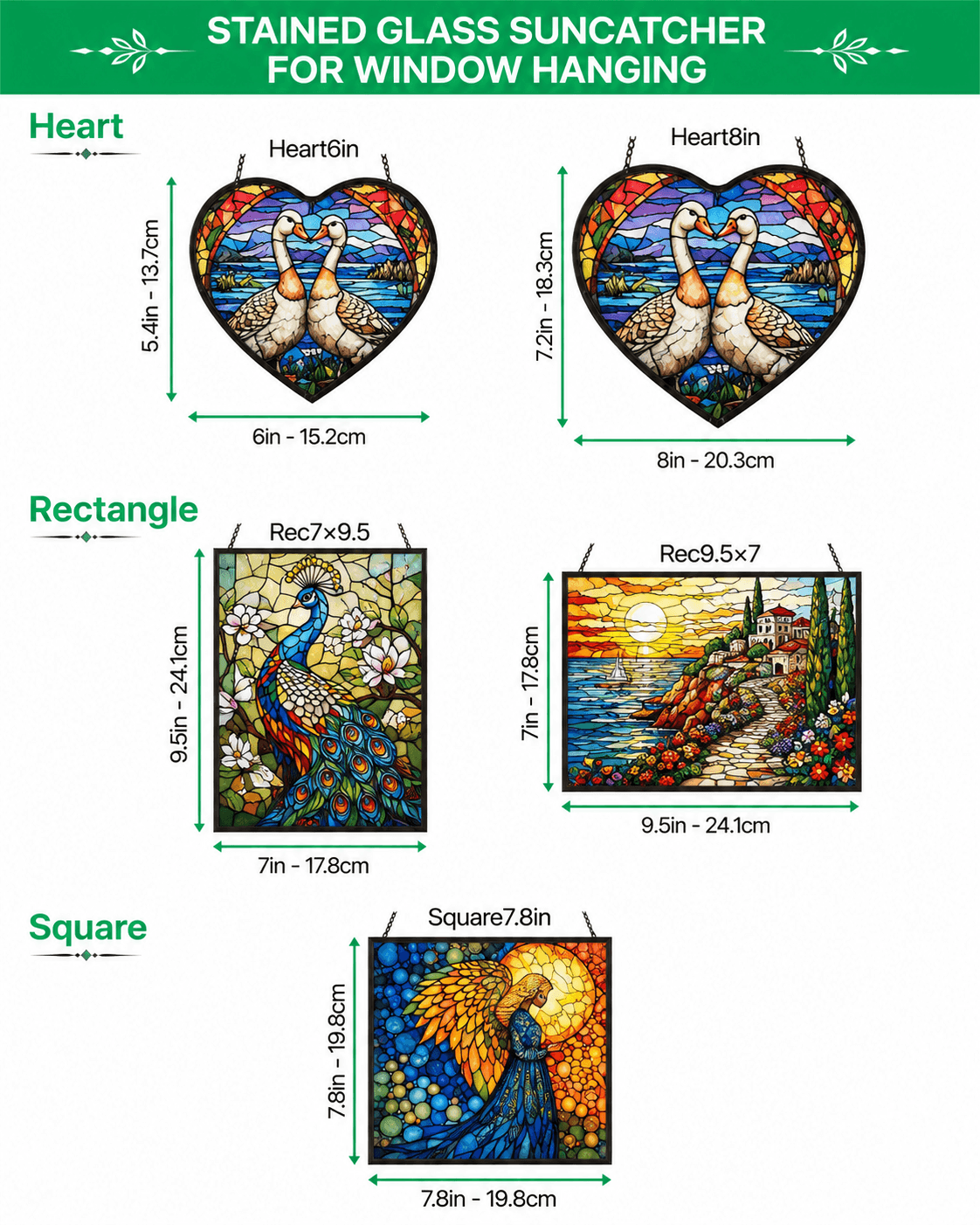 Custom Dog Stained Glass Suncatcher from Photo – Personalized Pet Memorial Window Decor - Printoni