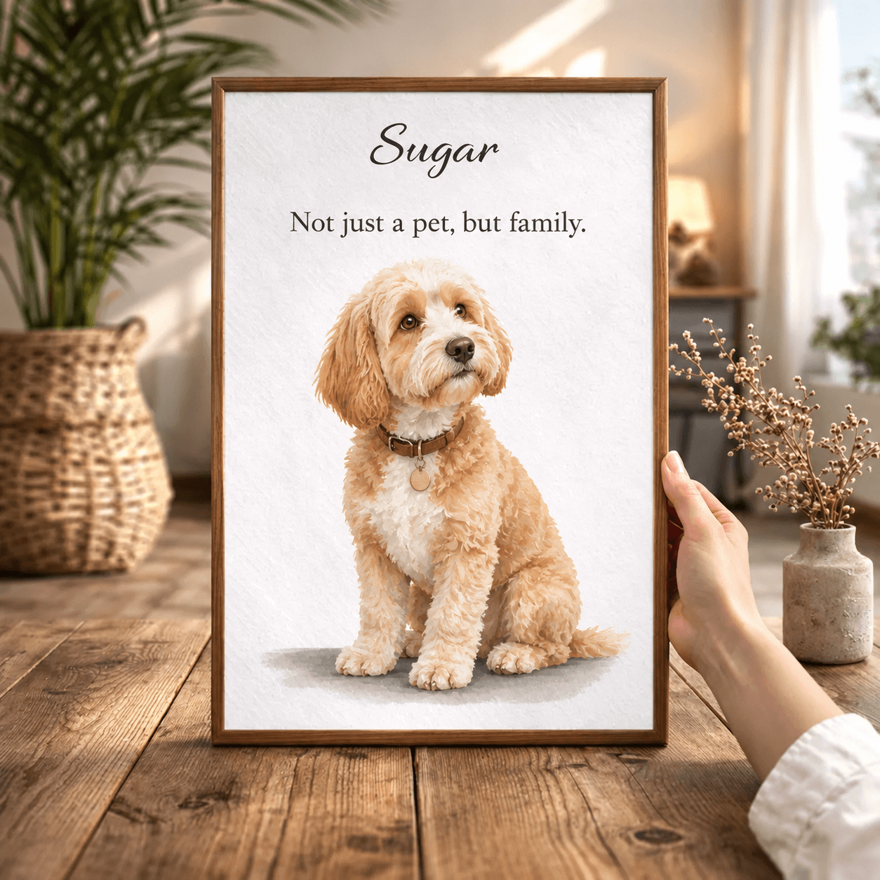 Custom Cat Memorial Canvas Print | Personalized Pet Portrait from Photo | Sympathy Gift for Dog Loss - Printoni