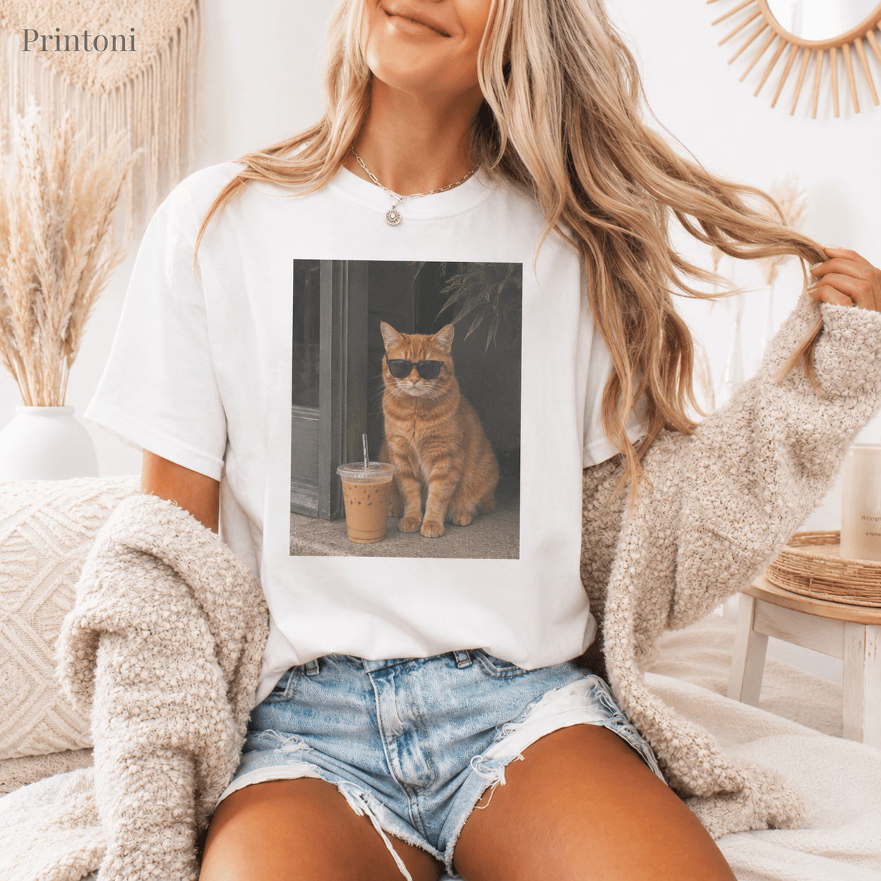 Golden Retriever Iced Coffee Shirt, Funny Dog Graphic Tee, Golden Retriever Lover Gift, Dog Mom Shirt, Trendy Dog Tee, Comfort Colors