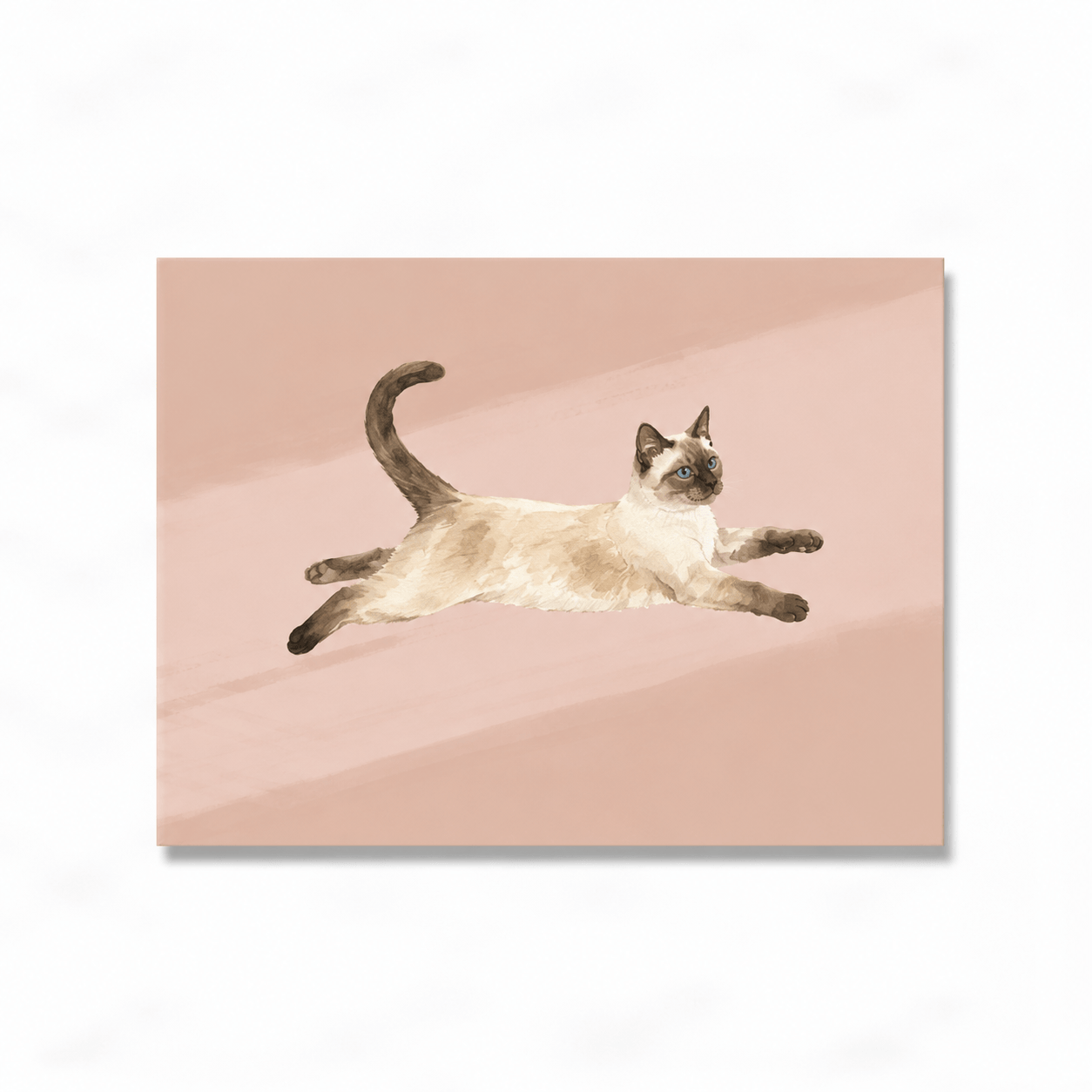 Cute Cartoon Cat Nursery Wall Art – Nordic Canvas Print Poster for Kids Room Home Decor