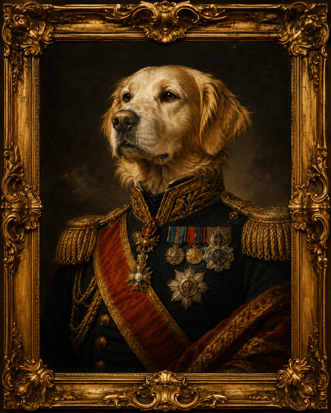 Custom Renaissance Pet Portrait from Photo, Personalized Royal Dog Cat Painting, Regal King Queen Pet Portrait, Funny Pet Gift