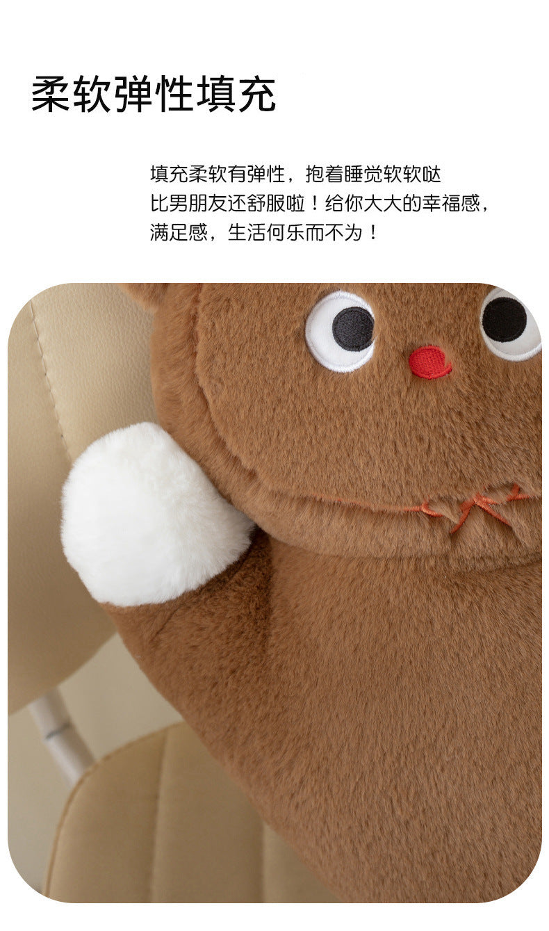 Cross-Border New Puppy Pillow, Kitten Plush Toy, Cute Dog Doll, Nap Pillow, Sofa Pillow, Batch Goods