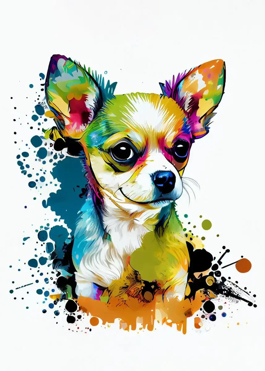 Cute Graffiti Pet Dogs Poster Prints Golden Retriever Border Collie French Bulldog Wall Art Canvas Painting Home Room Decor
