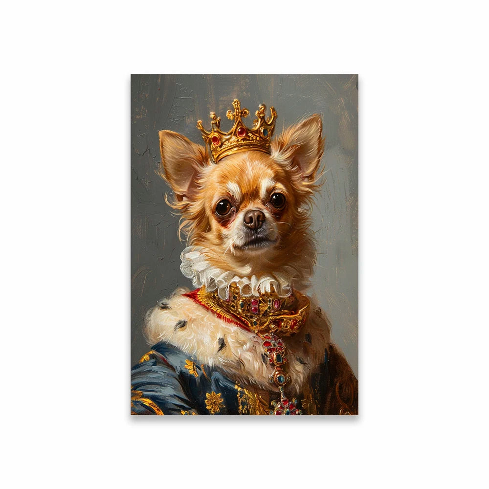 Custom Royal Pet Portrait Poster Personalized Renaissance Dog From Photo Prints Canvas Painting Prints  Gift for Cat Room Decor