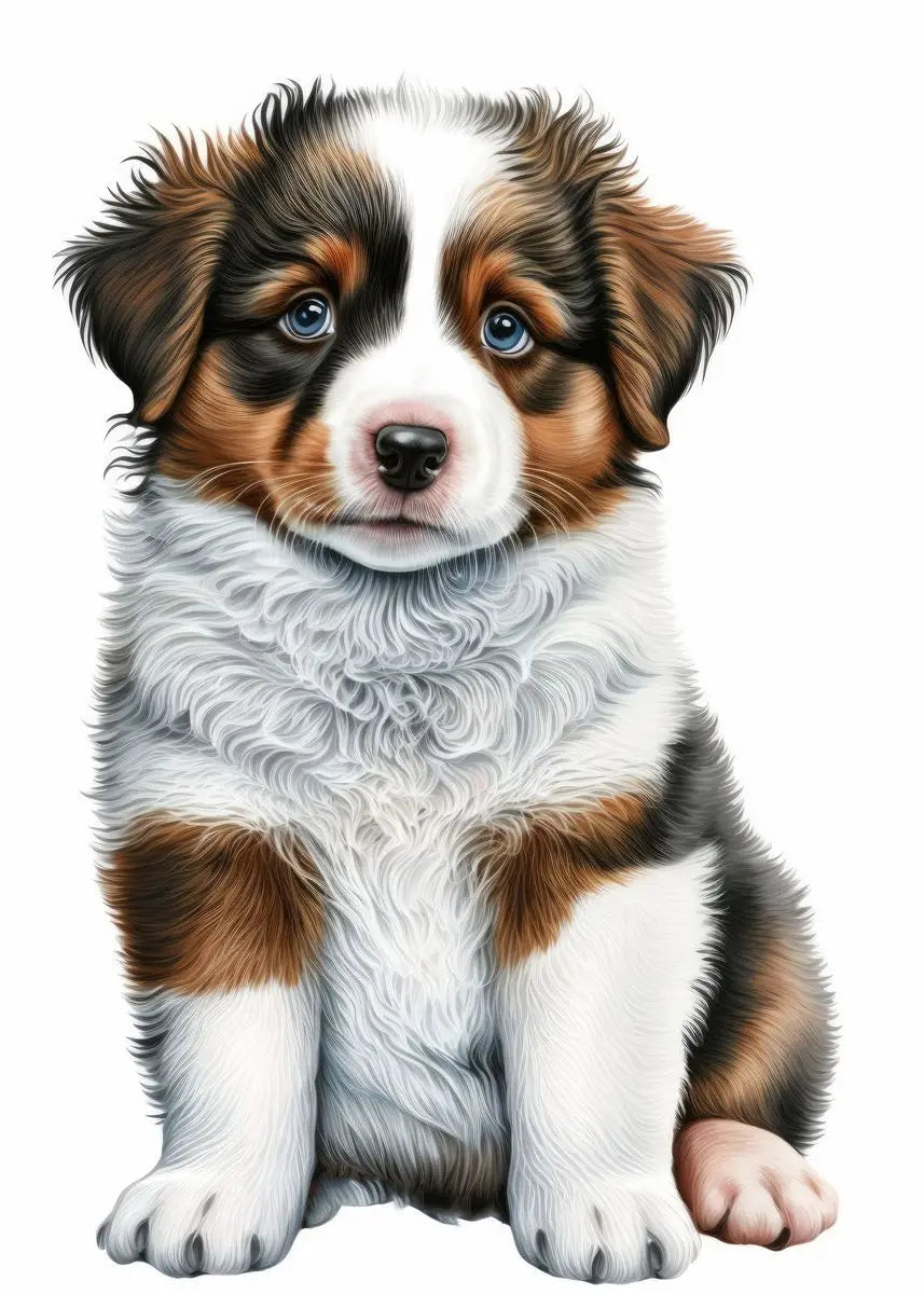 Cute Baby Pet Portrait Canvas Poster Bulldog Schnauzer Chihuahua Painting Animal Dog Art Print Wall Pictures Living Room Decor
