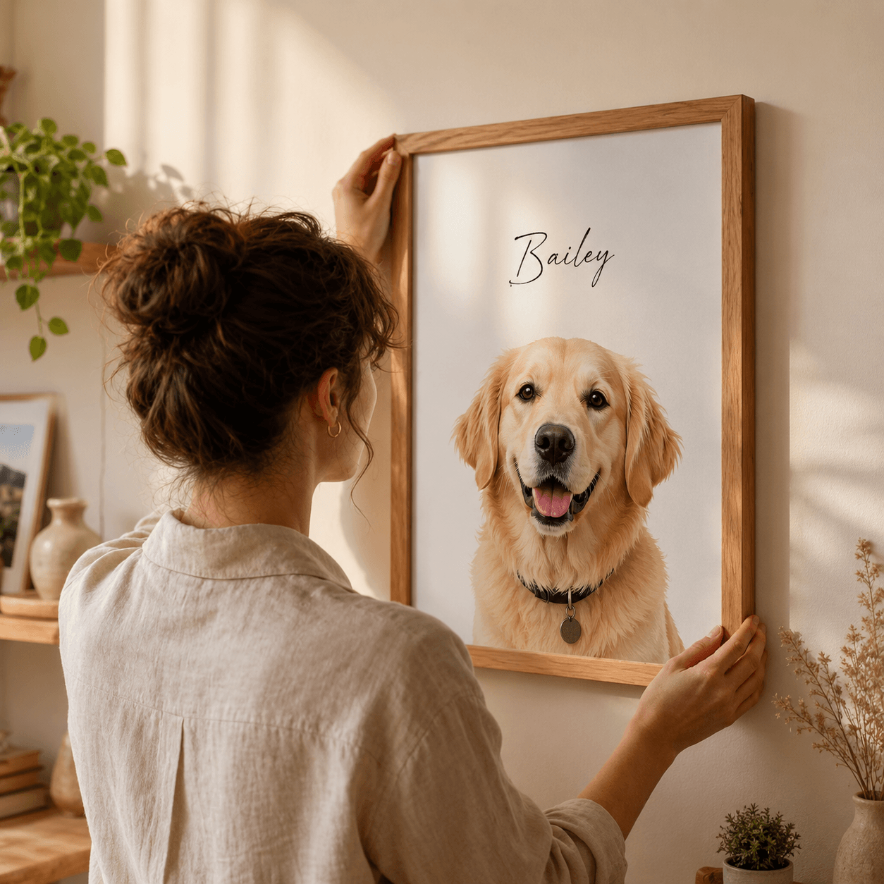 Custom Pet Portraits Using Pet Photo Personalized Digital Dog Portraits Cat Portraits Custom Dog Portraits Custom Pet Art Pet Drawing Poster
