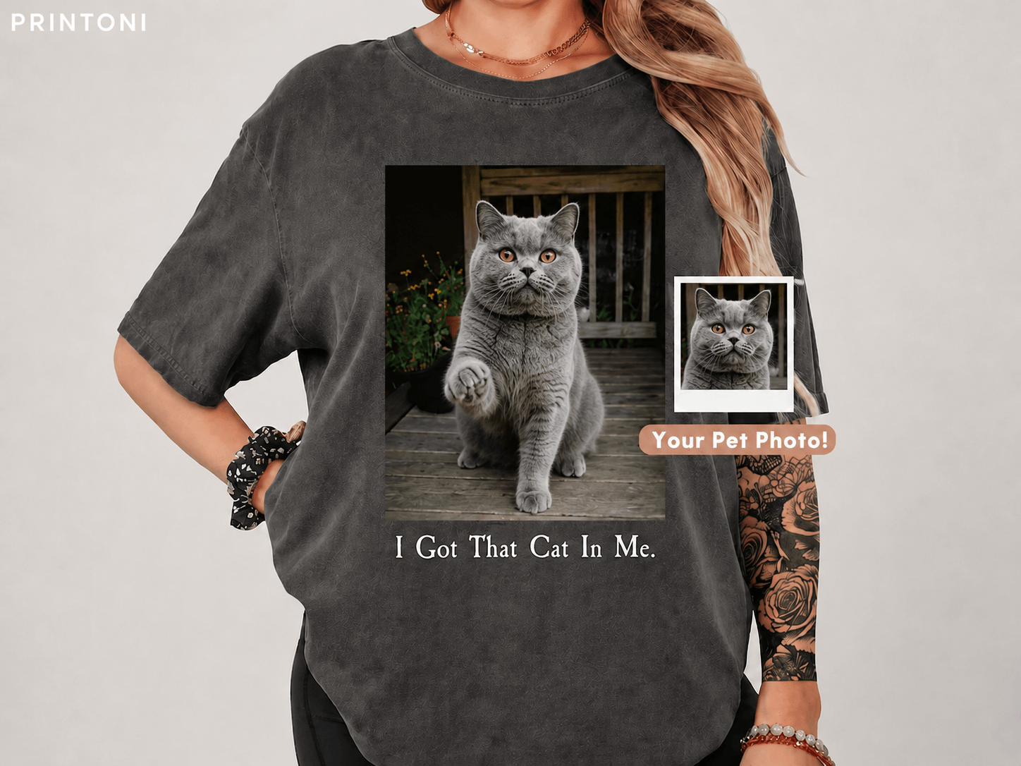 I Got That Dog In Me Shirt, Custom Dog Photo Tee from Photo, Personalized Funny Dog Lover Gift, Dog Mom Dad Shirt