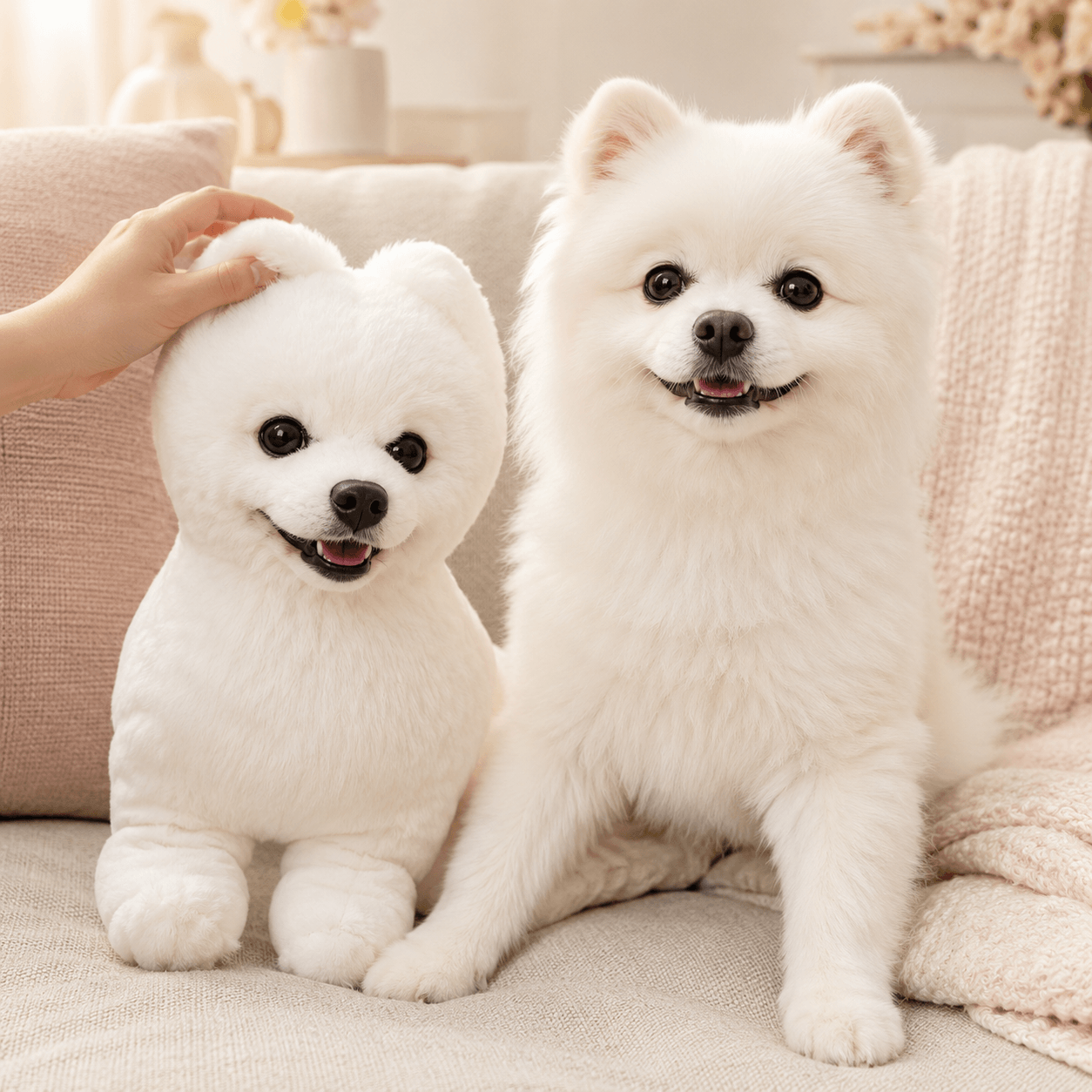 Custom Pet Pillow from Photo – Personalized 3D Dog Cat Shaped Pillow, Pet Lover Gift