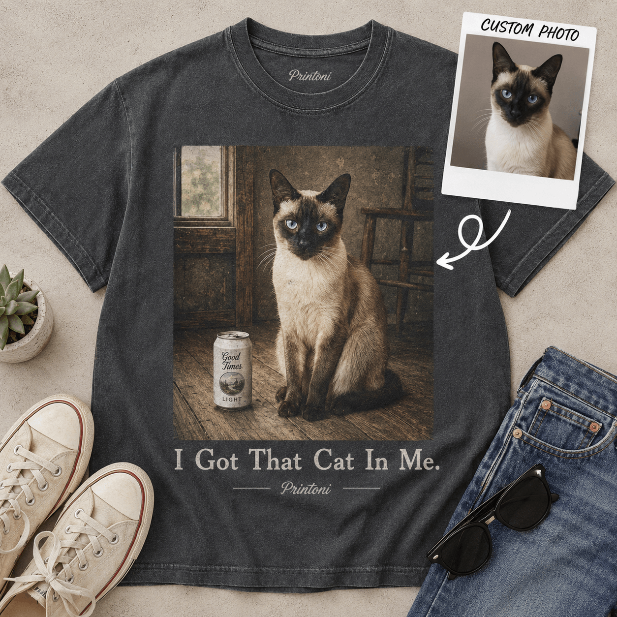 I Got That Dog In Me Shirt, Custom Dog Photo Tee from Photo, Personalized Funny Dog Lover Gift, Dog Mom Dad Shirt