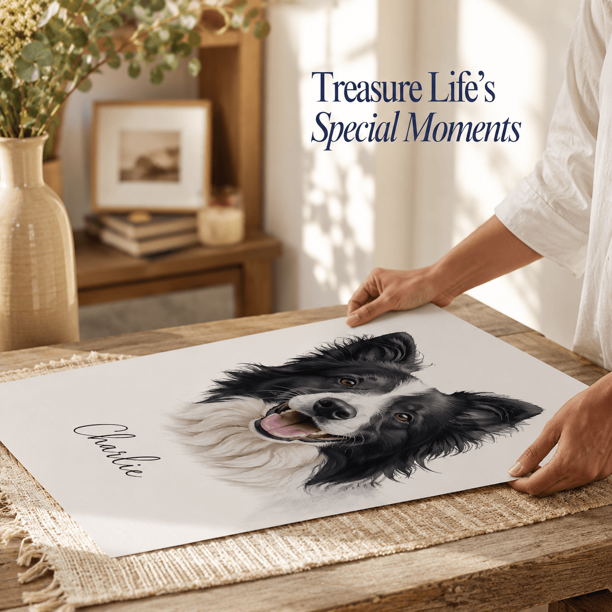 Custom Pet Portraits Using Pet Photo Personalized Digital Dog Portraits Cat Portraits Custom Dog Portraits Custom Pet Art Pet Drawing Poster
