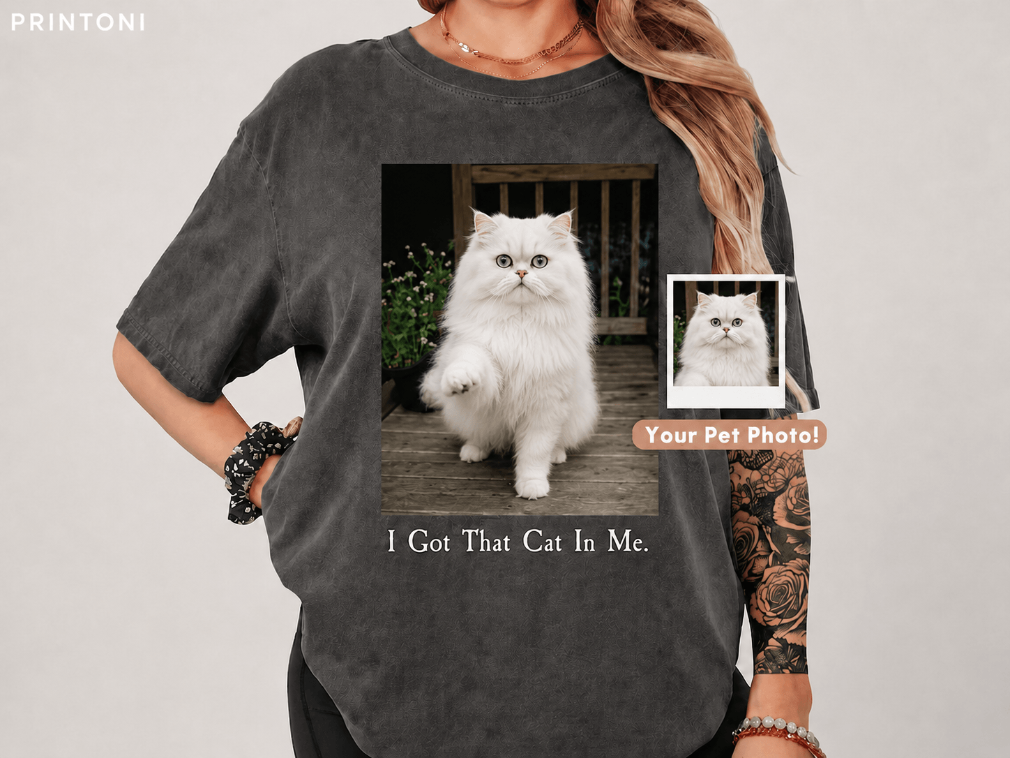 I Got That Dog In Me Shirt, Custom Dog Photo Tee from Photo, Personalized Funny Dog Lover Gift, Dog Mom Dad Shirt